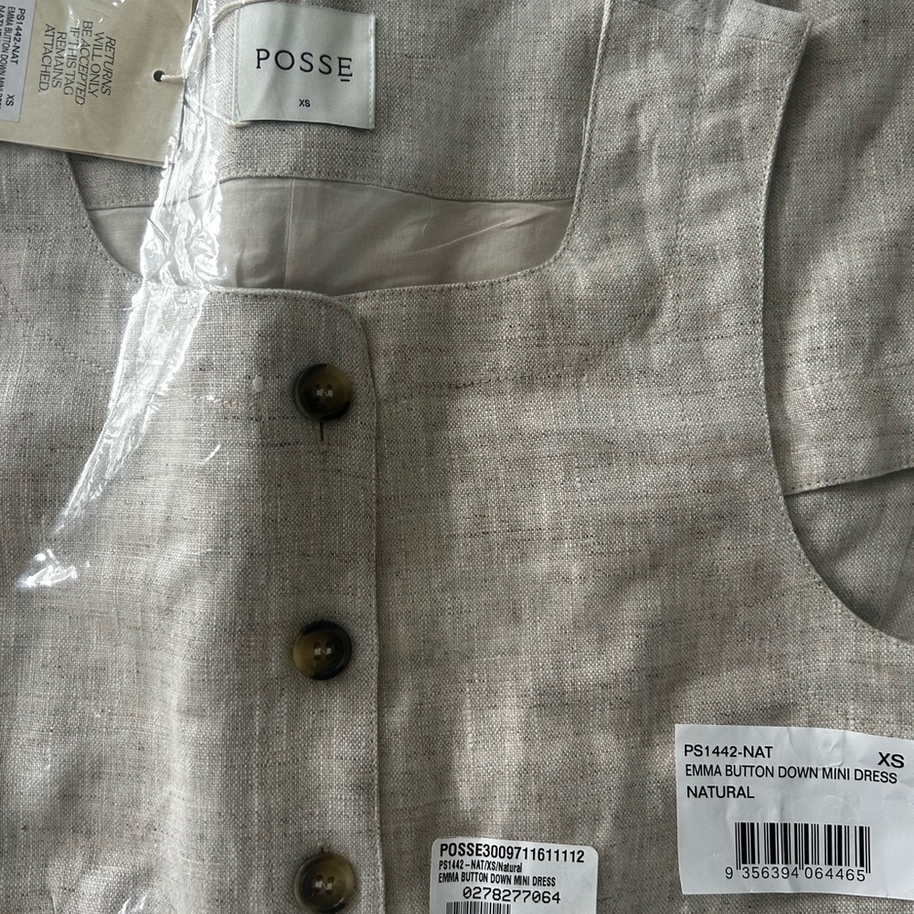 NWT • Posse Emma Linen Dress - Picture 7 of 8